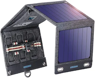 16W Solar Panel Charger with 2 USB Ports