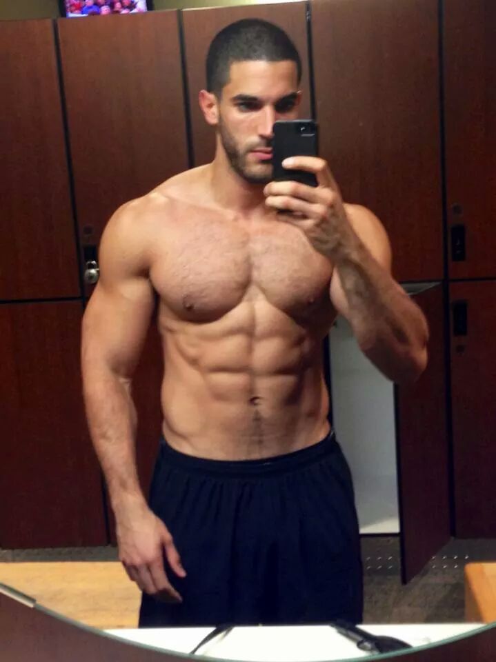fit-hot-mixed-dude-hairy-bare-chest-selfie