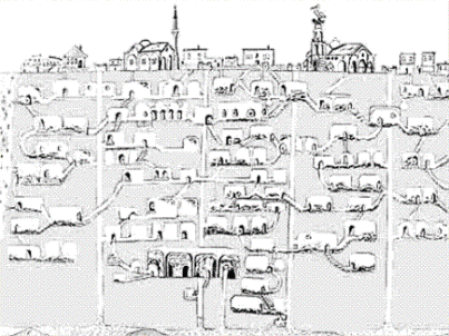 مدينة الجن في تركيا من عجائب الدنيا