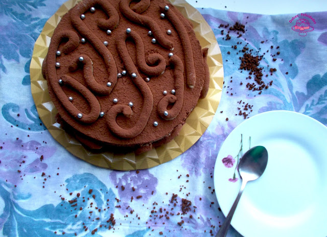 Tarta de café y leche condensada sin horno