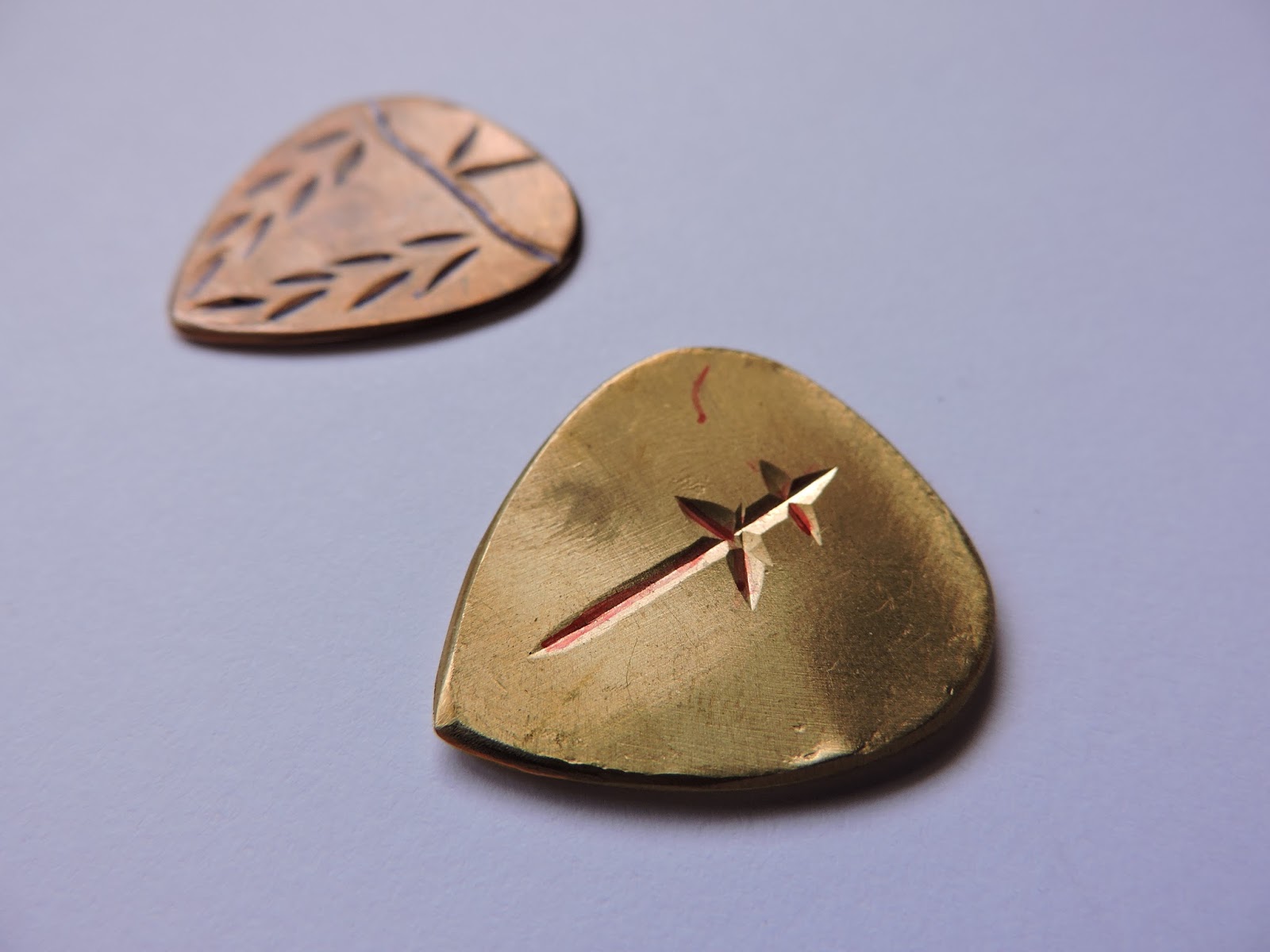 The Pick Brass & Copper Picks! Iron Age Guitar Accessories