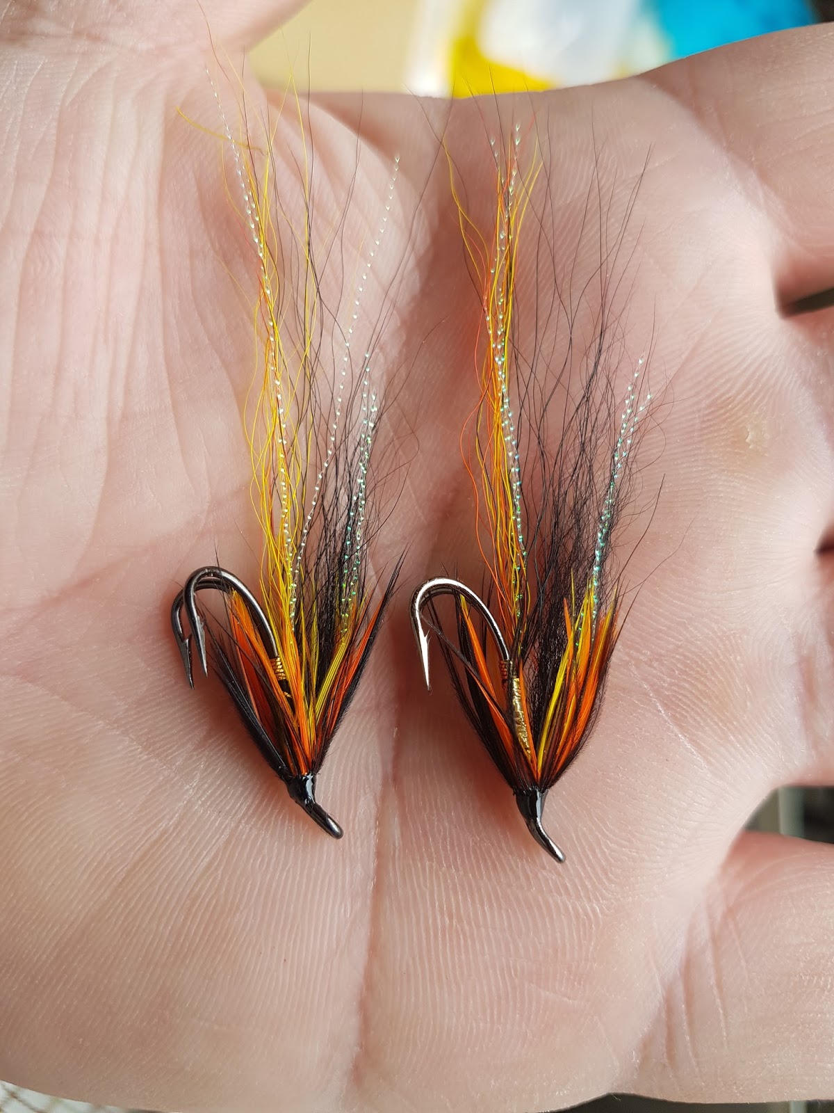 Salmon Fly Geordie Gunn and Darkie Gunn Salmon Flies Tay Salmon Fly