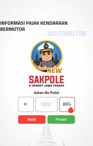 Cara Cek Pajak Motor dan Mobil Jateng - zotutorial.com