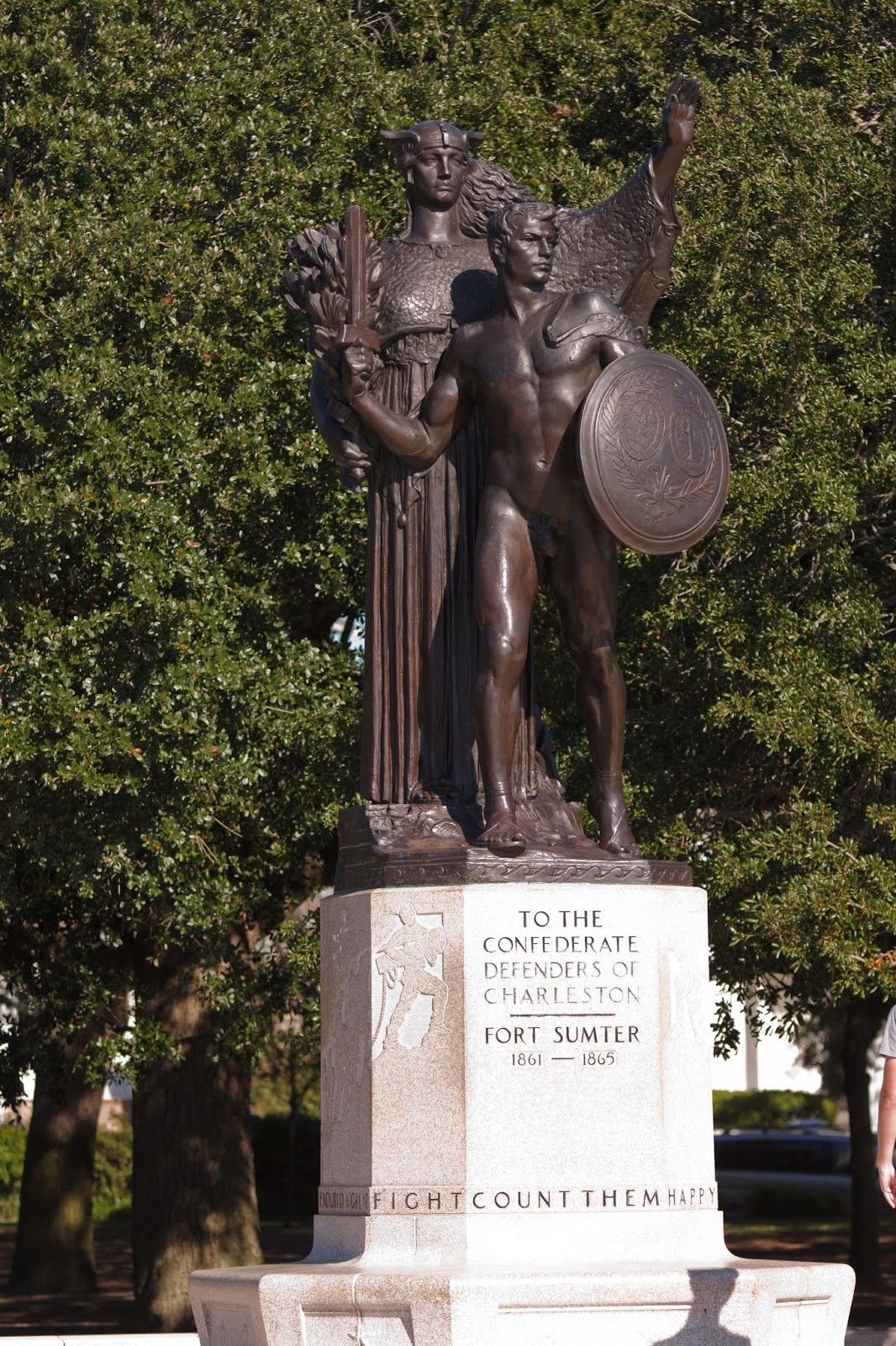 Photo book Misc Rambling and Travel Blog The Battery Charleston Statue