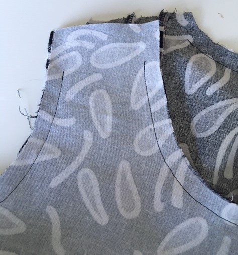 SIGRID - sewing, knitting: Finishing a sleeveless dress (facing or lining)