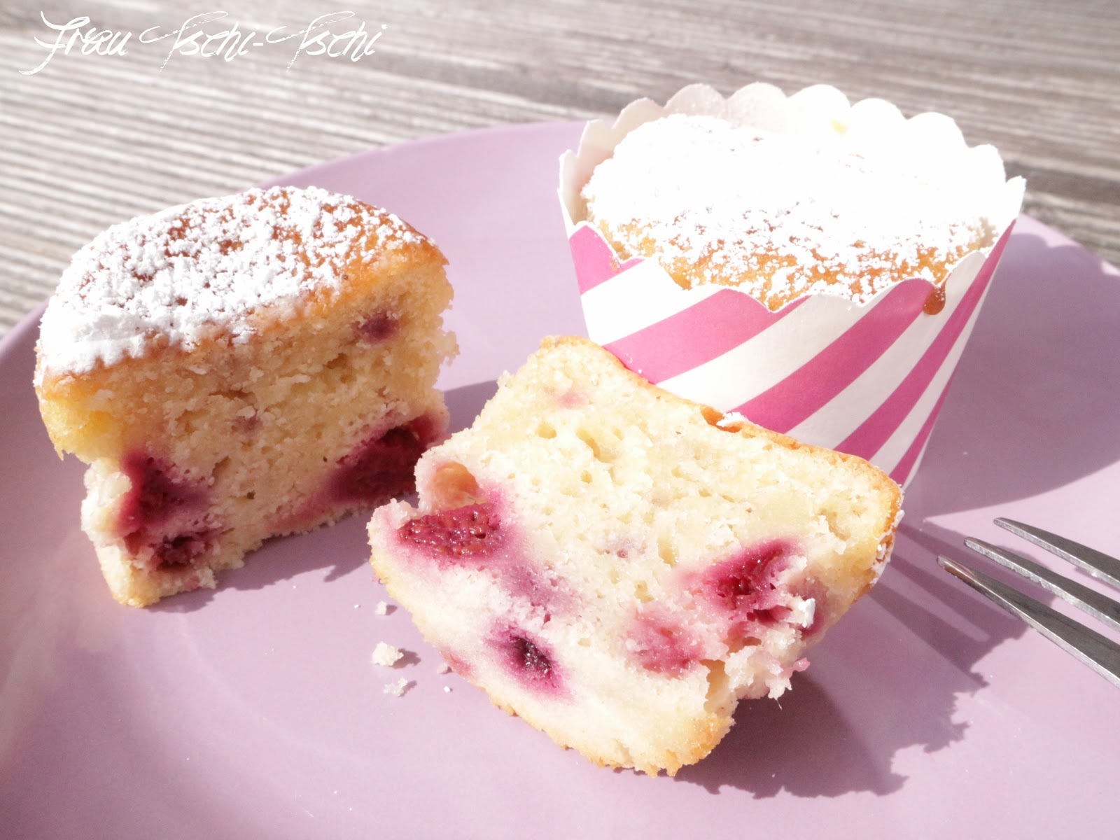Frau Tschi-Tschi: Himbeer – Joghurt – Muffins