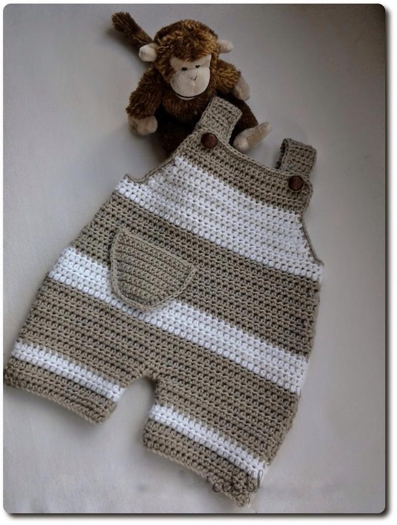 Baby crochet jumpsuit free step by step Crochet Spiration