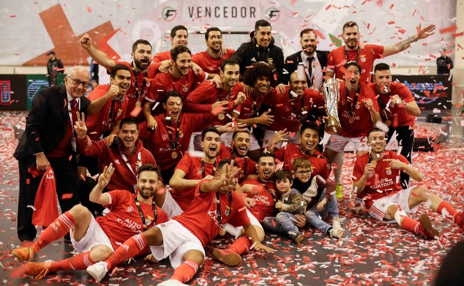 Benfica vencedor da Taça da Liga 2019/20 em Futsal Benfica vencedor da Taça da Liga 2019/20 em Futsal