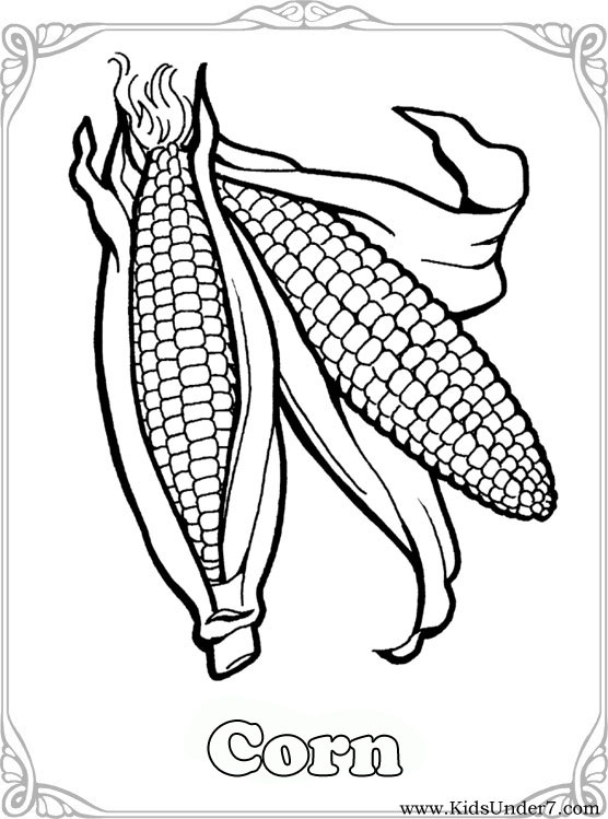 vegtable coloring pages - photo #32