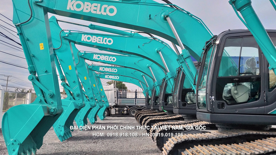 Máy đào bánh xích Kobelco SK250-10, gầu 1.2 khối.