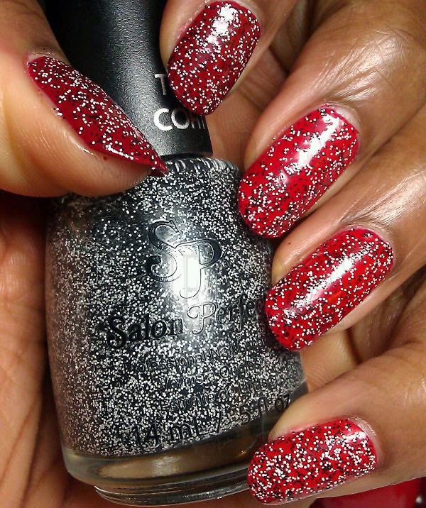 ANOTHER Bottle of Polish?!: Salon Perfect - Touchy Feely with various reds