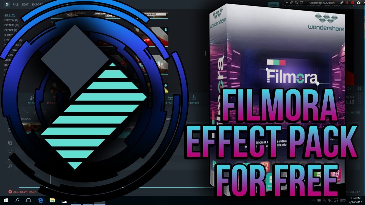 Filmora Complete Effects Pack 2020 Windows Mac