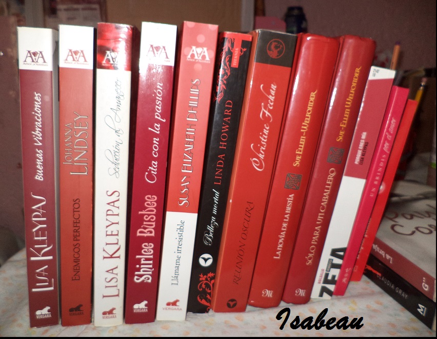 Amor, Libros y Sueños...: Tag#4: Escala de colores; Rojo