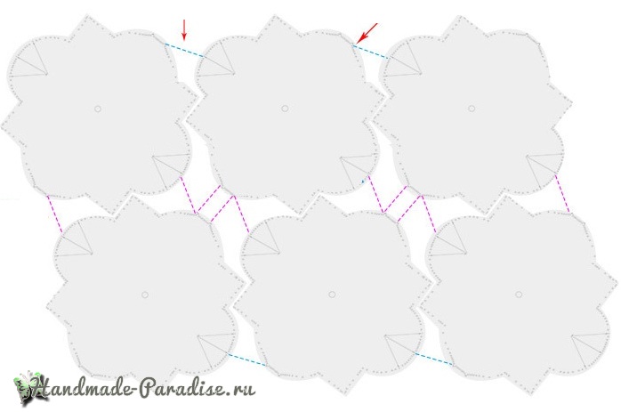 Плед «Калейдоскоп». Схемы вязания крючком (3)