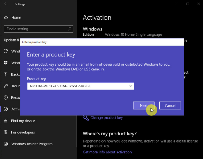 Cara Mengganti Product Key Windows 10