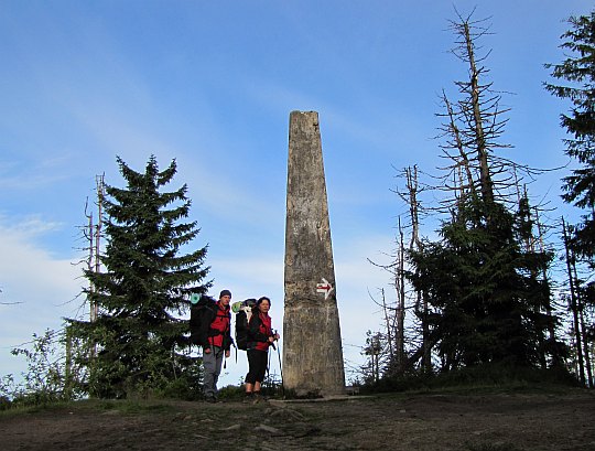 Turbacz (1310 m n.p.m.). Turbacz (1310 m n.p.m.).