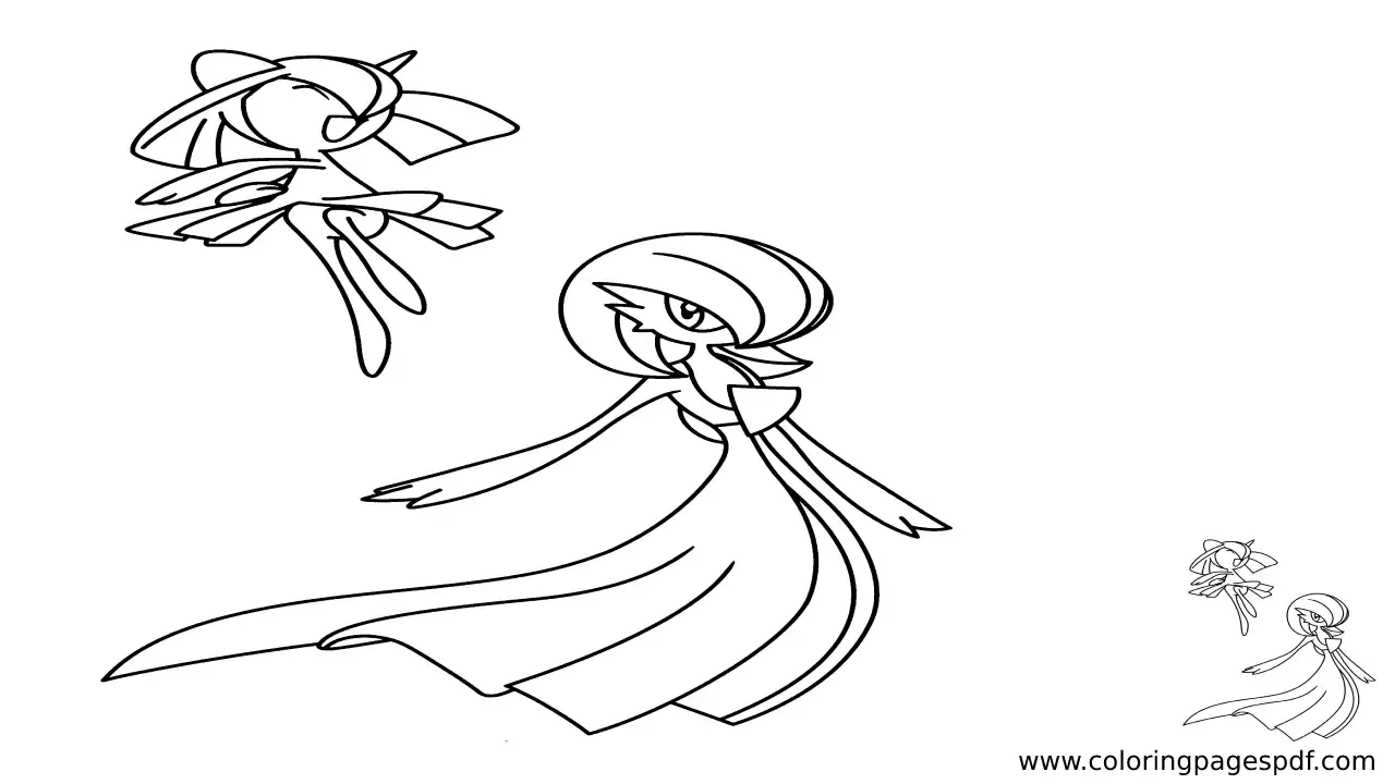 Coloring Page Of Gardevoir