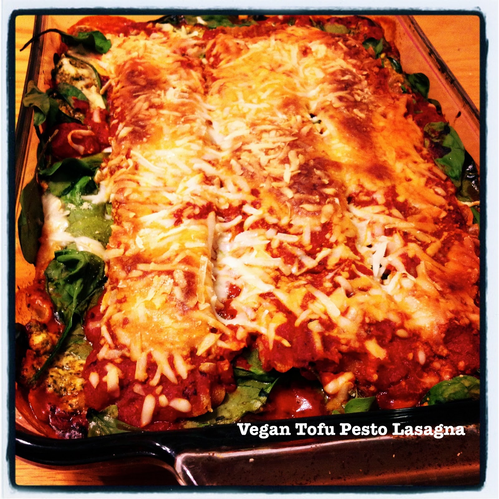 A New Way of Life Tofu Pesto Lasagna