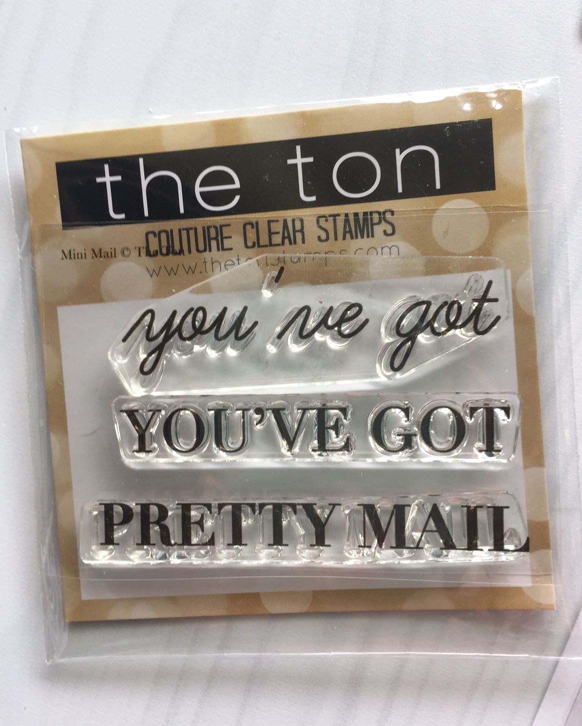 Cards By Regina Happy Mail and Pretty Mail Stamps for Envelopes