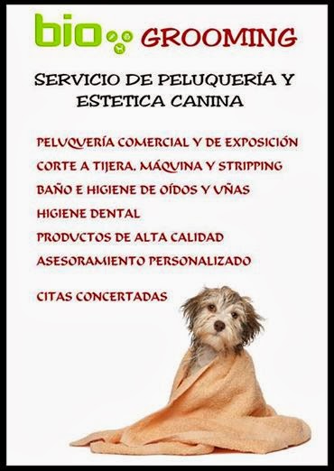 Nuevo en Bio!!!!!!! servicio de peluquería canina