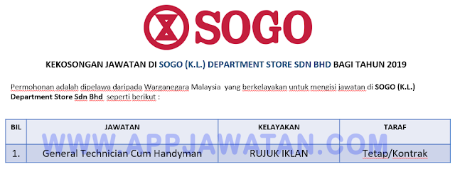 SOGO (K.L.) Department Store Sdn Bhd