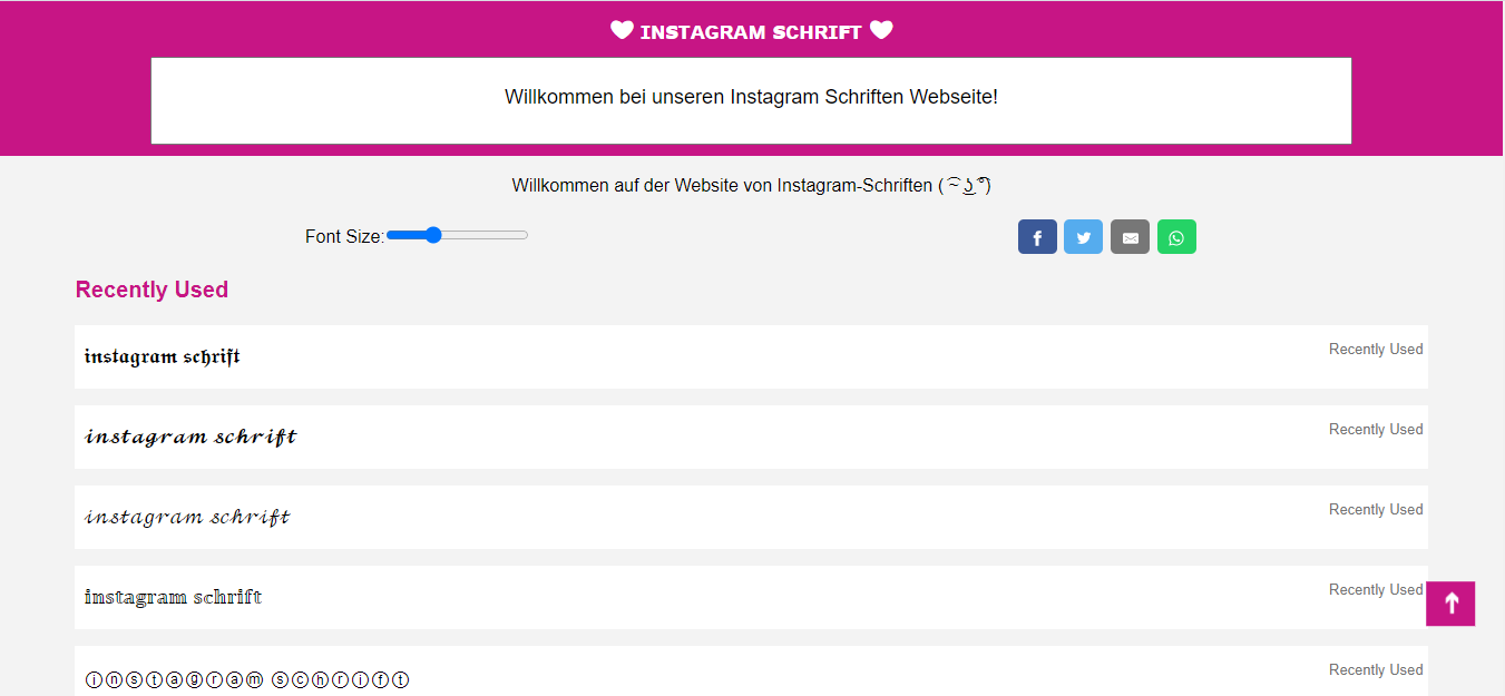 Kopieren schöne schrift