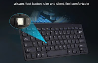 Wireless Mini Multimedia Keyboard and Mouse