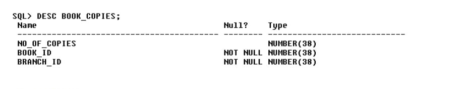 VTU CSE LABS: DBMS 1 - LIBRARY DATABASE