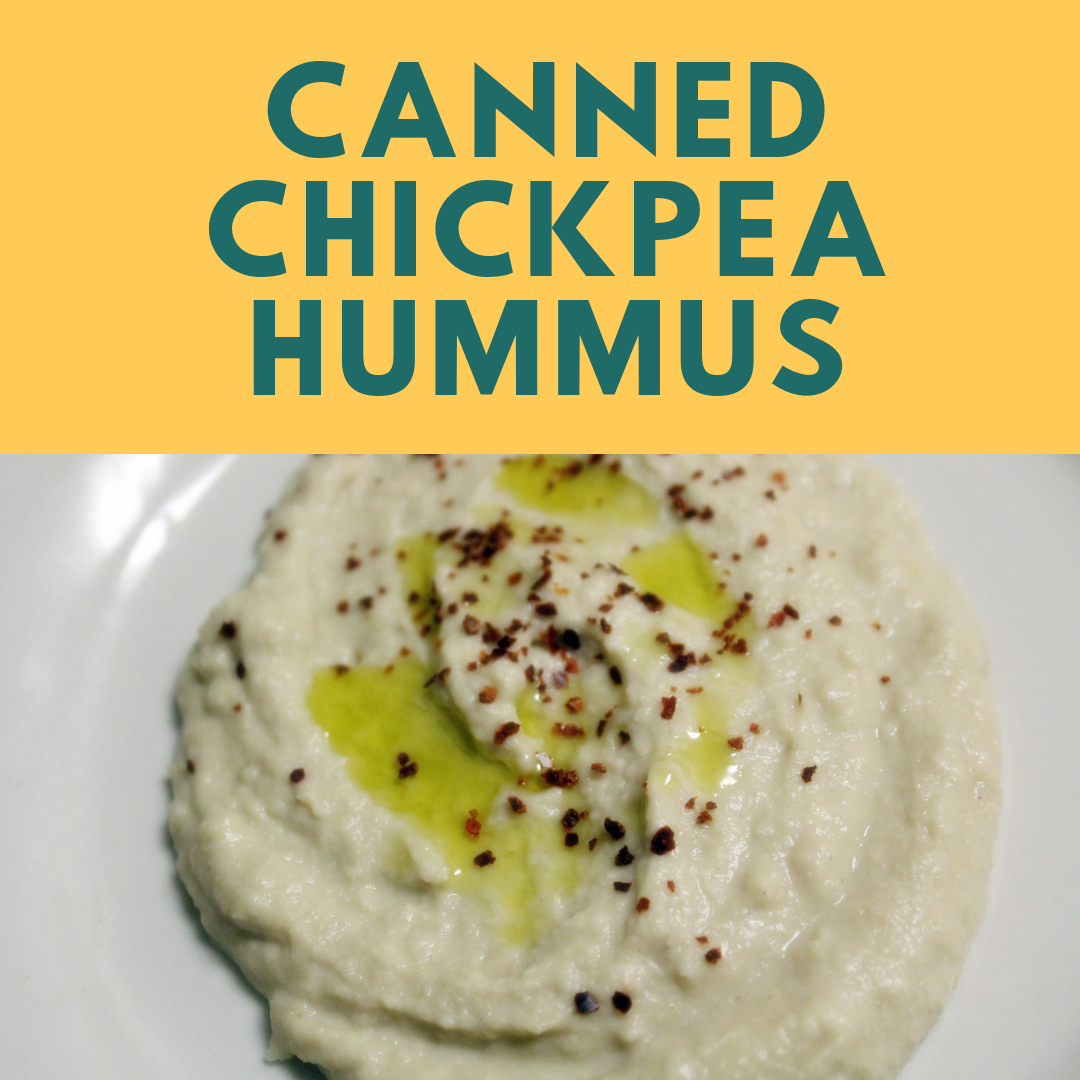 One more step on the quest for perfection (Easy Canned Chickpea hummus