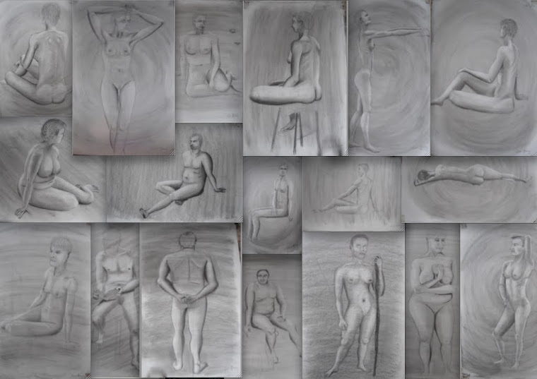 Figure Drawing Collage ---  √ CLICK PIC TO SEE MORE √