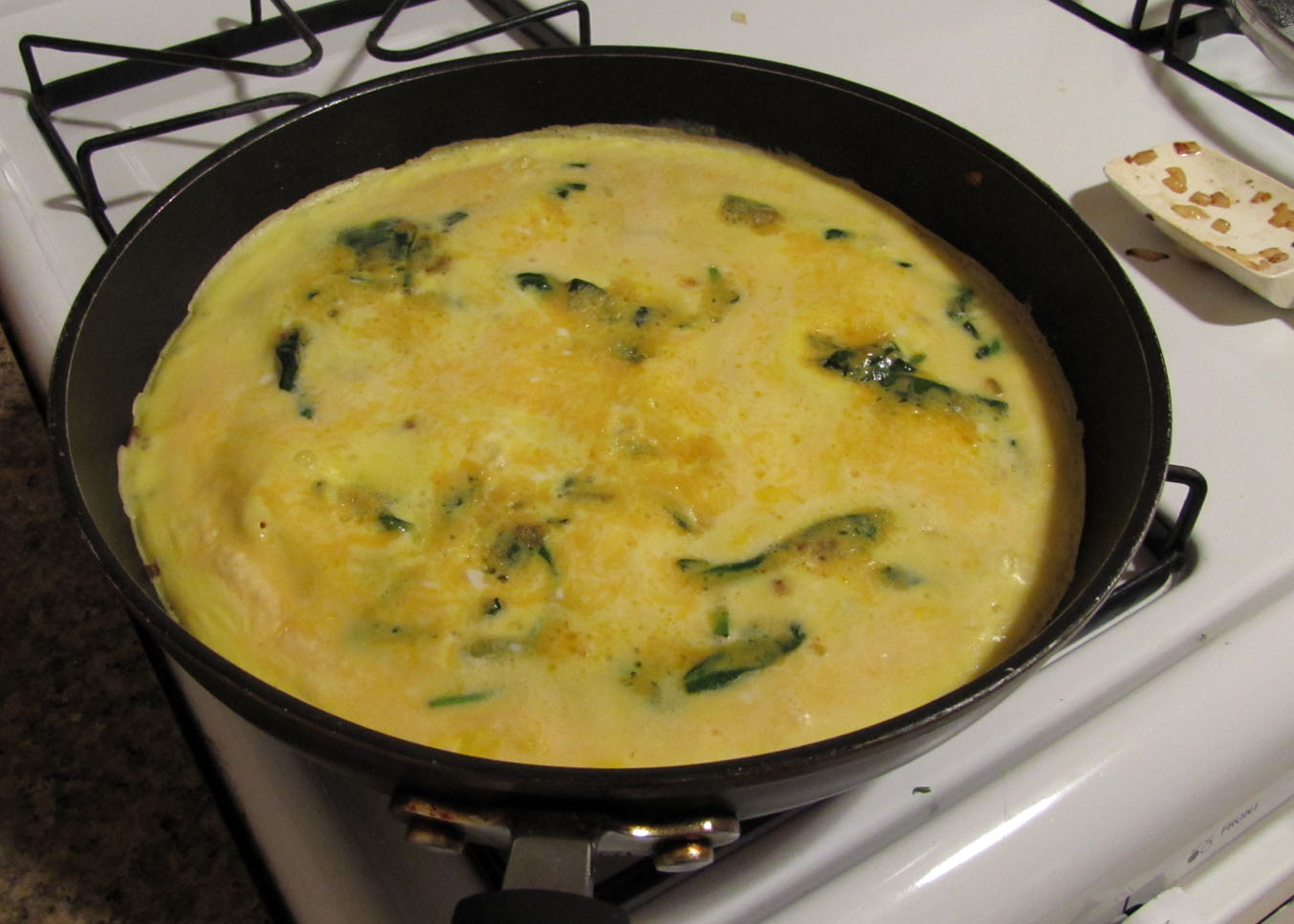 Smells Like Food in Here Spinach and Pancetta Frittata