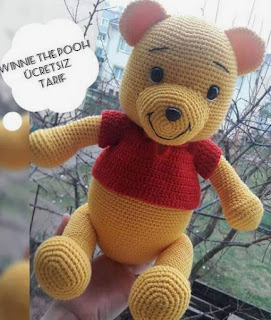 PATRON GRATIS WINNIE THE POOH AMIGURUMI 52903