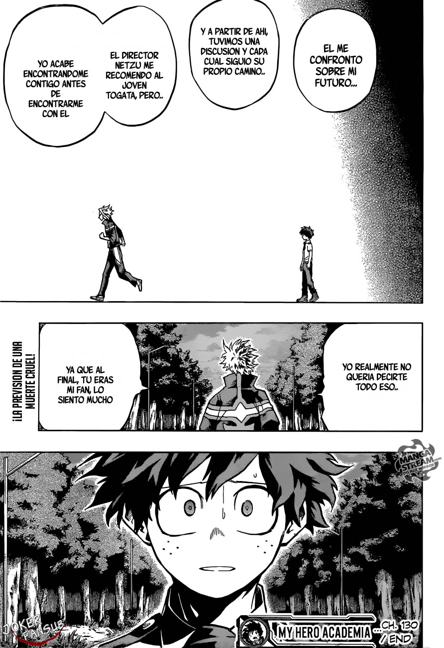 Ver Boku no Hero manga 130