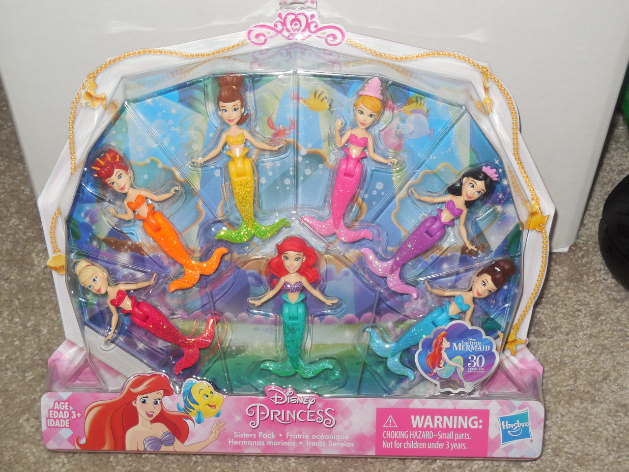 the little mermaid doll set