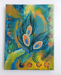 meaning symbolic peacock abstract painting conscious jeanne fry its