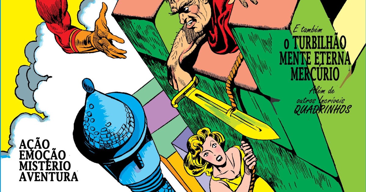 Red Raven Comics 1 (Corvo Vermelho 1) Maio de 1940 Arte HQs