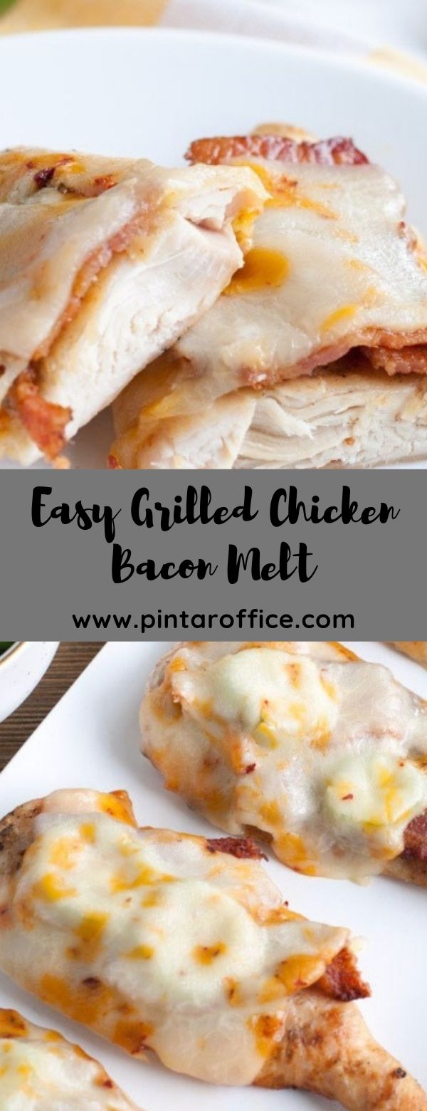 Easy Grilled Chicken Bacon Melt - Cooky & Foody