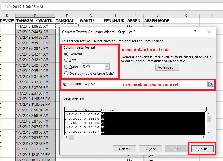 Cara Cepat Memisahkan Data Dari Satu Cell Menjadi Beberapa Cell Di Excel Ketutrare