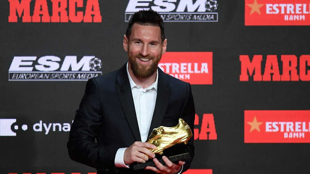 Messi recibió su sexta Bota de Oro