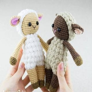 OVEJA Y CORDERO AMIGURUMI