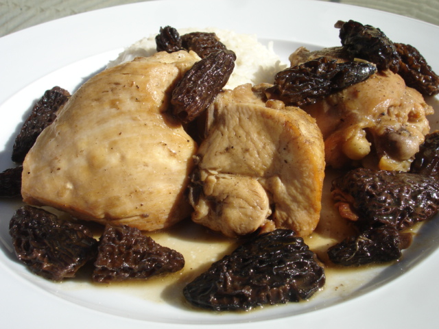 Kochbuch für Max und Moritz: Hähnchenragout mit Morcheln nach Paul Bocuse