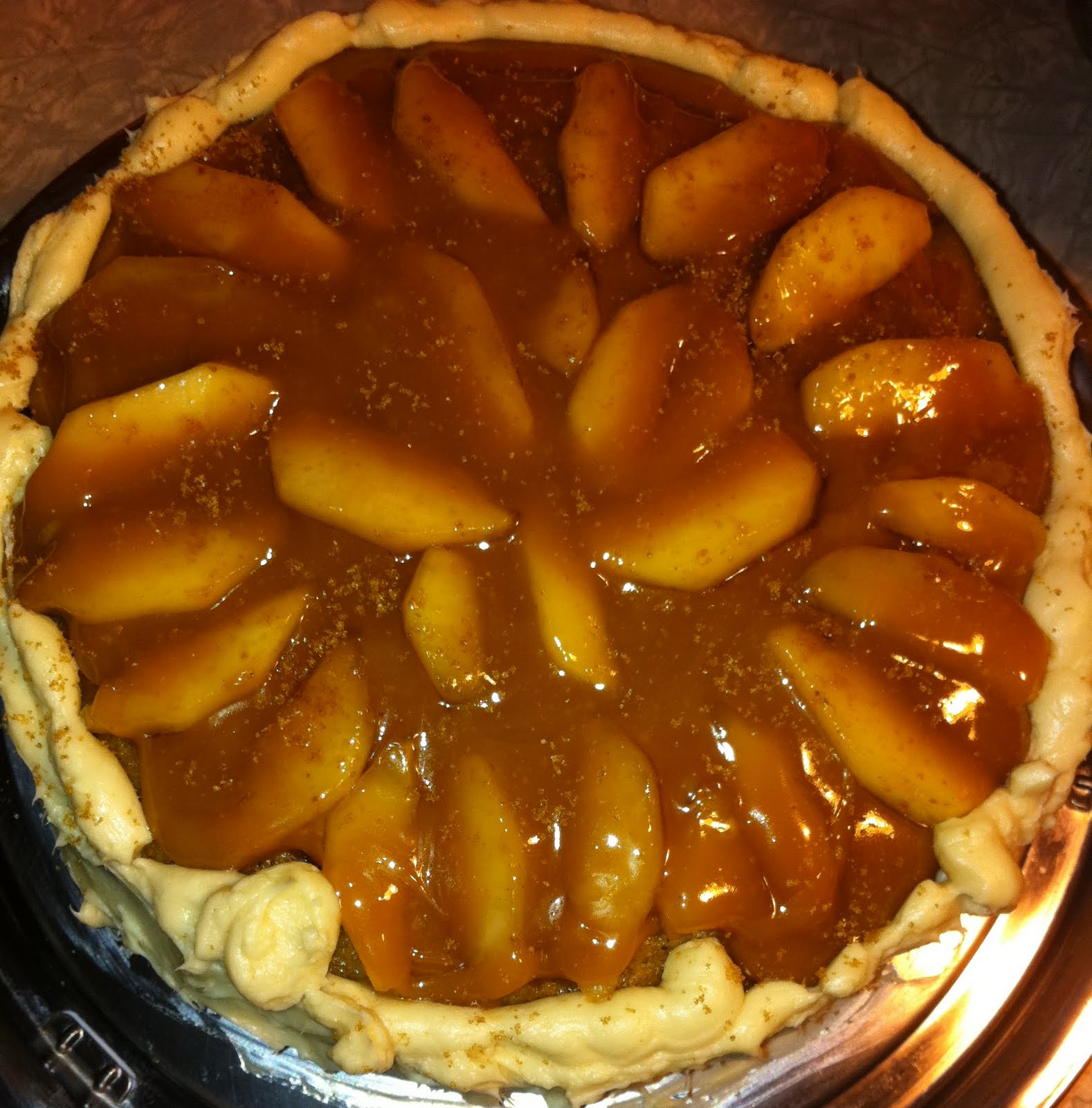 Don't Fear The Vegan Caramel Apple Cake with White Chocolate Icing