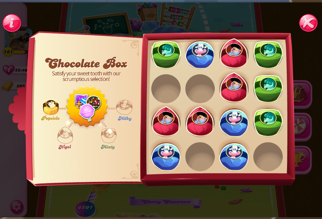 Candy Crush Saga All Help Candy Crush Chocolate Box