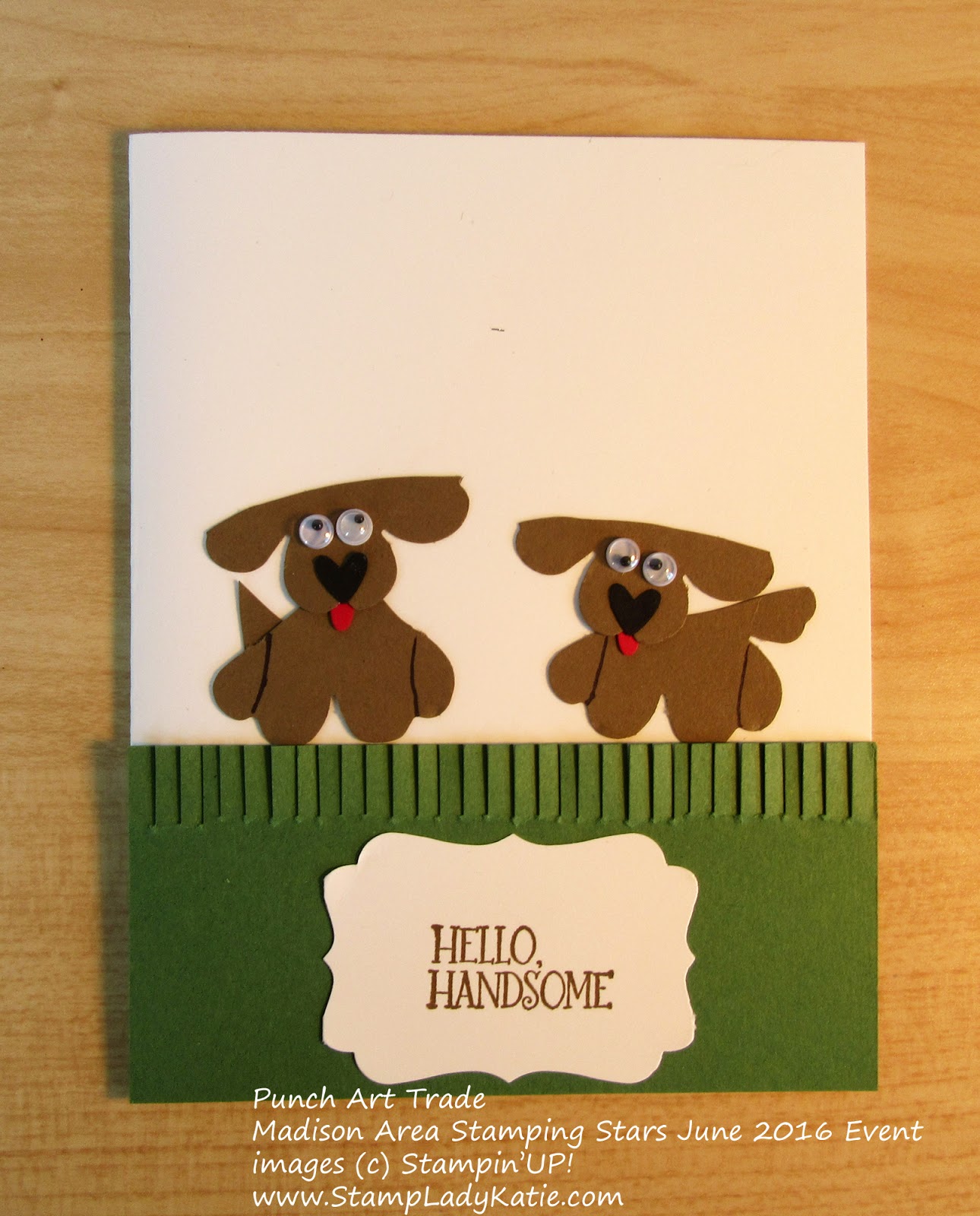 Pansy Punch Art Puppy Dog