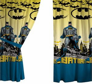 curtains teenagers kids room batman theme room decor ideas