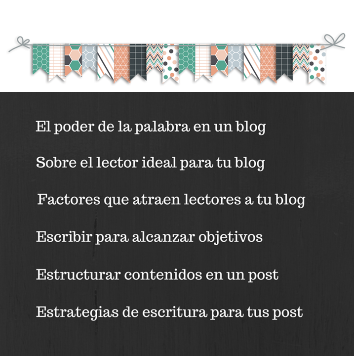 Recopilación de post dedicados a la escritura de un blog