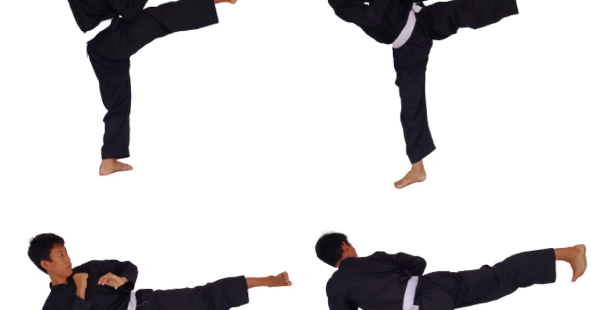 4 jenis tendangan dalam pencak silat