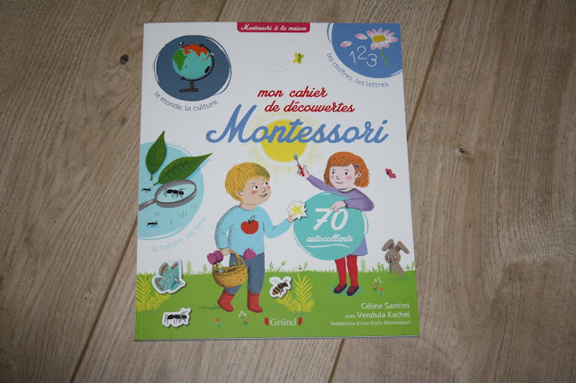 Mon cahier de découvertes Montessori aux éditions Gründ