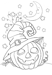 Desenhos de Halloween para colorir