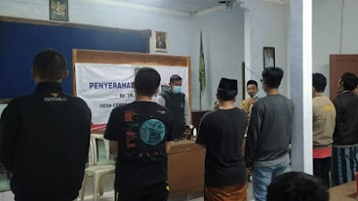 Pengukuhan Pengurus Karang Taruna Setiyo Konco Desa Cepedak Periode 2021/2026